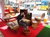 阿倍野・あべの筋沿い昆布店「舞昆のこうはら」、店頭の足湯が人気に