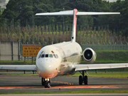 MD81型機引退で関空～隠岐～札幌チャーターツアー、隠岐空港ではデモフライトも