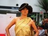 神戸空港でファッションショー－帽子からウエディングドレスまで多彩に