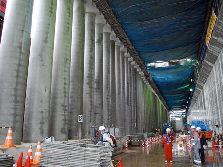 Underwater Construction on Haneda Runway D Near Completion - “Connecting Section” between Reclaimed Land and Wharf