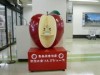 Apple Juice Faucet at Misawa Airport Again This Year to Promote Aomori Apples