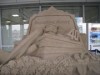 Terminal and Airplane Sand Sculpture in Kagoshima Airport Terminal to Celebrate 40th Anniversary