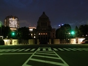 国会議事堂でも「七夕ライトダウン」－洞爺湖サミットに合わせ