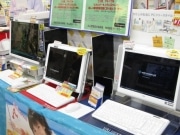 展示用PCの余った処理能力でグリッド・コンピューティングに貢献