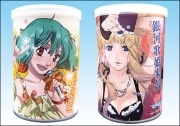 マクロスF「ランカ・シェリル」がパン缶に－東京アニメセンター