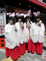秋葉原にアミューズメント店「うさぎ神社」－うさ耳巫女スタッフがお出迎え