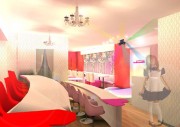 秋葉原のメードカフェ「めいどりーみん」が3店舗目－街の安全願い屋外に「女神時計」