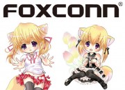 PCパーツ「FOXCONN」のマスコットにキツネ風の妖精「ふぉっくす紺子ちゃん」