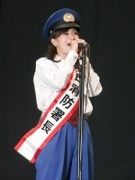 秋葉原で防災訓練－神田消防署一日署長に山口ひかりさん