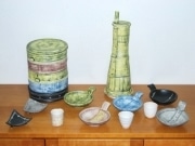 「あえて稚拙な形」を追求－秋田在住の陶芸家がモダンデザイン食器展