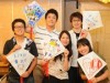 秋田で似顔絵描いた「連だこ」作り進む－地域住民交流イベントへ向け