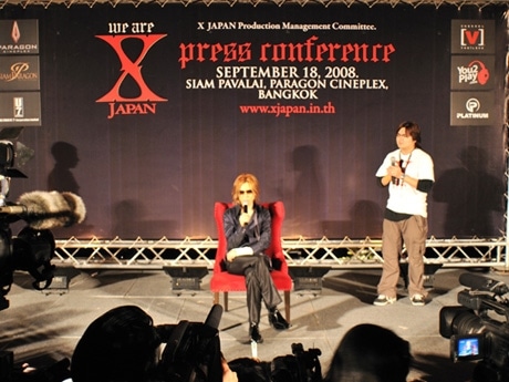 「X JAPAN」タイで初のコンサート開催へ－YOSHIKIさん、会見で明かす