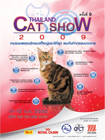 「タイランド・キャット・ショー」間もなく開催－今年はタイ政府観光庁も後援