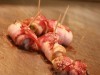 常連客をうならせている創作「カキのベーコン巻き（Oyster Bacon）」