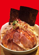 草津に「二郎系」丼「どや二郎丼」－麺の代わりに自家製近江米