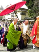 調布・深大寺で「晋山式」－張堂完俊さんが第八十八世新住職に就任
