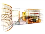 銀座コアに焼肉店「トラジ」－ゾーニングの工夫で全卓個室感覚に