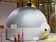 TEPCO銀座館でプラネタリウム企画－当日の東京の夜空を投影