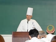 「博多商人塾」開講－チョコレートショップの佐野隆社長が基調講演