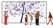 新博多駅の空間を手描きのタイル画で彩り－一般公募開始