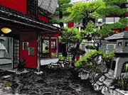 アジア美術館でジュディ・オングさんの木版画展－トークショーも