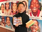 JICA横浜に笑顔が満開-メリー・プロジェクト写真展