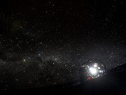 新港ピアに期間限定スーパープラネタリウム「メガスター2」