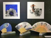 馬車道の週末ギャラリー「S.C.WORKS」で「オリジナル扇子展」