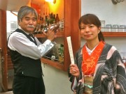 講談師・宝井琴柑さんが屋上バー「The Bar Tenmar」で金環日食講談