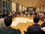 県立青少年センターで横浜の未来を語る「ワールドカフェ」