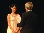 最優秀新人賞を受賞した上野樹里さん