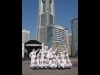 コロワイド社員「イラッシャ員毎度どーも隊」がMMで街頭宣伝