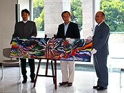 故・岡本太郎氏の「明日の神話」－広島に「1号原画」を初寄託