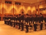 防衛省で「省」昇格後、2回目の入省式－石破大臣訓示