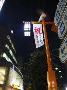 風力と太陽光発電によるエコ街路灯設置－神楽坂・牛込の商店街