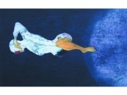 「海女」をテーマに描く銅版画家が四日市で個展