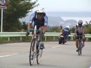 自転車でマラソン「鳥羽志摩線＝とばしません。」