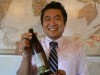 角屋麦酒を製造販売する鈴木社長のわがままとこだわりで作ったオリジナル地ビール。ラベルには600本限定シリアルナンバーが刻まれている。