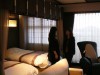 天蓋付きベッドを全客室に配したのは日本初。「斎王の宮」