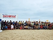 「ラフウオータースイム」に215人が出場－小浜島でジャパンシリーズ第1戦