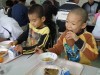 沖縄県の学校給食に黒米粉パン登場