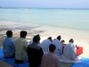 八重山の海開きで安全祈願