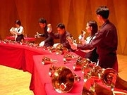奥沢・宮本三郎記念美術館で「ハンドベル」のアンサンブルライブ