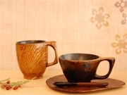 国産木材を使った手作りカップ展－自由が丘「ha-na」で