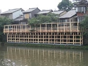 夏の浅野川に「白糸川床」が登場－園遊会実行委初の試み