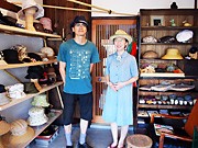 金沢の町家を改装したギャラリーで「夏の帽子とアクセサリー展」