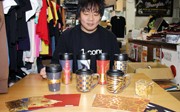 オリジナル「金箔タンブラー」、金沢・竪町のジーンズショップが商品化
