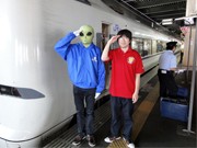 JR七尾線に「宇宙人」観光アテンダント－UFOのまち・羽咋市をPR