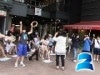 宮城の中学生が近江町で演奏