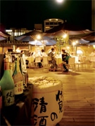 伏見清酒を新風館のオープンテラスで－蔵元×FM局コラボ